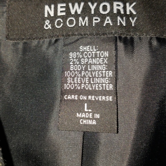 Black Spring/Fall Jacket - Picture 2 of 3